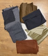 zestaw tkanin / materiałów 