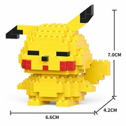 Klocki Mini Bricks Pikachu 160 el. Zestaw Konstrukcyjny Prezent 14+