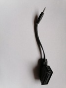 Adapter SCART(Eurozłącze) na mini-jack