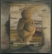 Austria 2008 - Venus z Willendorf, Mi bl.44** znaczek trójwymiarowy