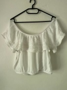 Crop top bluzka boho H&M 38/M/8