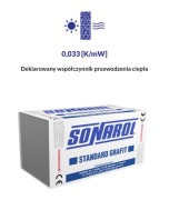 Styropian fasadowy szary EPS S 033 STANDARD GRAFIT