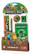 MINECRAFT Popularny zestaw przyborów do pisania 5 elementów 