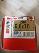 Fischer Wkręty do płyt wiórowych Power-Fast II 5.0x70 TX 200szt