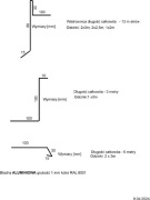 Sprzedam obróbki blacharskie z aluminium