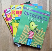 Świerszczyk Reporter x4 i Ćwiczenia z myślenia Bajetan zestaw łamigłówki 