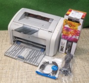Drukarka laserowa HP 1020 - nowy toner, komplet kabli