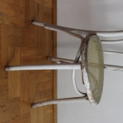 Krzesło gięte Thonet A-18 Fameg Radomsko Lata 20 Deco Vintage Retro białe