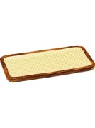 Bjorn taca patera color star brązowo żółta 40x20