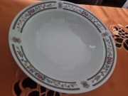 Vintage l.70te -Porcelanowa  importowana miska z ChRL do PRL średnica 20 cm