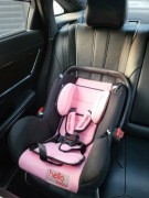 Hello Baby Fotelik Samochodowy Szary Kapsuła Nosidełko Isofix 0-13 kg