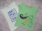 Dwie bluzeczki roz. 128 ZARA  endo 