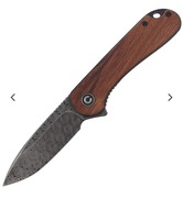 Nóż składany CIVIVI Elementum Flipper Cuibourtia Wood Damascus (C907DS-2)
