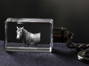 Azteca Horse brelok sześcienny ŚWIECĄCY Koń