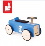 Janod Drewniany Jeździk Retro Bolid Wyścigowy J08051