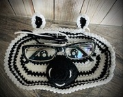 Zebra - podkładka na okulary - pomysł na prezent