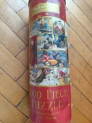 Puzzle używane 1000 elementów Boże Narodzenie kompletne stan jak na zdjeciu
