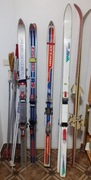 Narty zestaw 5 kompletów + kijki