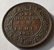 INDIE brytyjskie 1/4 Anna 1933 ŁADNA