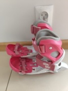 Rolki regulowane różowe 