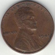 92 USA 1 cent 1941