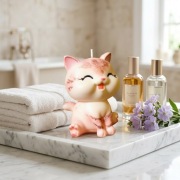 Uroczy Kotek Magnolia – Prezent Pełen Czułości | Rękodzieło Premium 60g