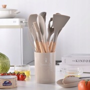 ZESTAW 12 SZT SILIKONOWYCH PRZYBORÓW KUCHENNYCH