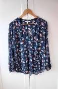 Esprit damska elegancka bluzka z wiskozy w kwiaty jakość L XL