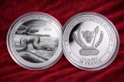 Congo Prehistoric Life Titanoboa 2023 1 oz Ag 9999 moneta srebrna