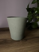 Szara osłonka ceramiczna 15 cm Doniczka