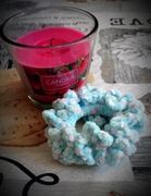 Kolorowa gumka scrunchie 