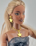 Zestaw biżuterii dla lalek Barbie dziurki w uszach fabryczne