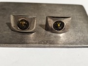 kolekcjonerskie kolczyki z bursztynem