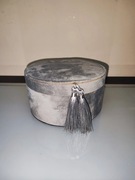 Ozdobne pudełko szkatułka na biżuterię zamszowa (17)