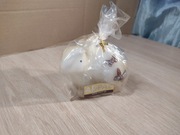 Świeca wielkanocna brązowa bazie zając siedzący hit wiosny tanio figurka