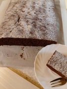 Czekoladowe, domowe ciasto bez dodatków - do pracy, na budowę, do kawki