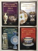 4 SZTUKI Kalendarz Kolekcjonera 2011-2014 Oficyna wydawnicza M-C