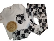 Zestaw komplet bluzka spodnie eleganckie na komunię 116