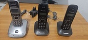 3 szt telefon bezprzewodowy Panasonic KX-TG2511PD KX-TG1611PD