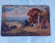 Pocztówka: Polska, 1927 r. z obiegu.