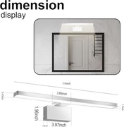 Kinkiet lampa nad lustro 4000K neutralne światło 28cm 5W, nieużywana