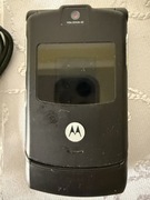 Telefon Komórkowy Motorola V3 Black Ikona Stylu Zestaw Oryginalnych Akcesor