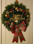 Wianek 50 cm sztuczny podkład.