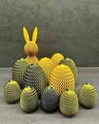 Zestaw Wielkanocny 3D Jajka i Zając Design Premium PLA
