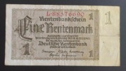 Banknot 1 marka , 1937 r , Niemcy