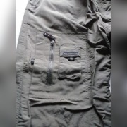 spodnie damskie ocieplane,używane, kolor khaki