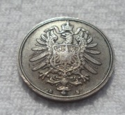 Niemcy Kaiser Wilhelm I Hohenzollern 2 pfennig fenigi 1874 B Hannover KM# 2