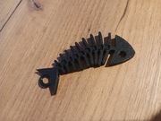 Ryba brelok antystresowy do zabawy z zawieszką do kluczy