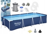Basen stelażowy Bestway 56424 400x201x81 cm zestaw pompa z filtrem