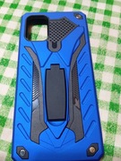 Etui na telefon Samsung Galaxy A71 niebiesko -czarny. Nowy.